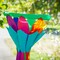 In the Breeze Rainbow 38-inch Lotus Flower Windsock, Outdoor Floral Decoration, 5198